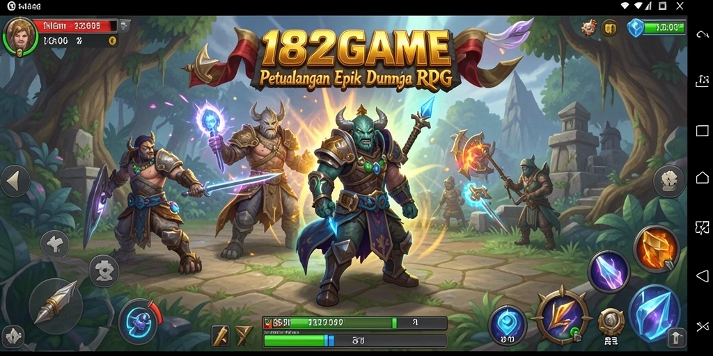 Screenshot gameplay <strong>182GAME</strong> menampilkan aksi mendebarkan dalam pertempuran.