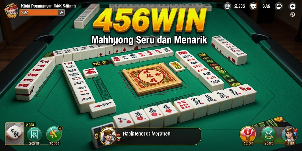 Screenshot gameplay <strong>456WIN</strong> menampilkan keseruan dan tantangan Mahjong.