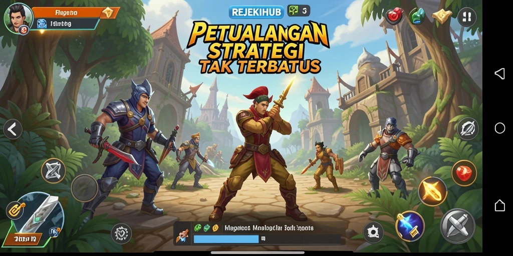 Tampilan gameplay REJEKIHUB yang menarik dan mendebarkan.