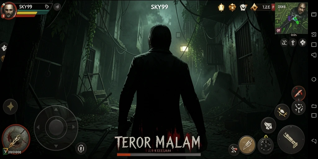 Gameplay menegangkan di dunia kegelapan dan teror.