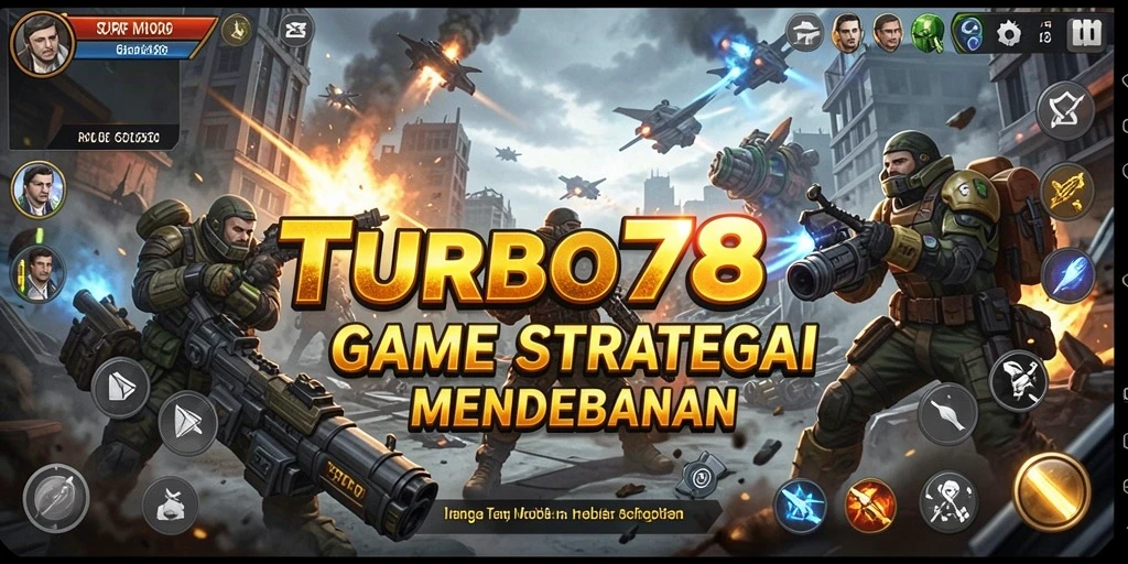 Tampilan gameplay TURBO78 yang mendebarkan dan strategis.