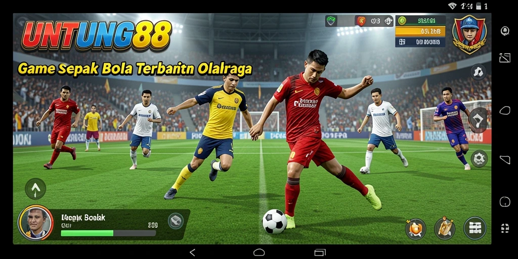 Tampilan menakjubkan dari gameplay UNTUNG88 dalam sepak bola yang seru.