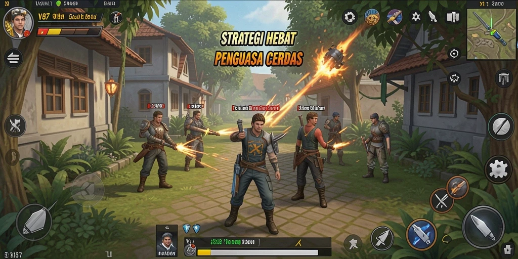 Tampilan gameplay SLG yang menegangkan dan strategis.