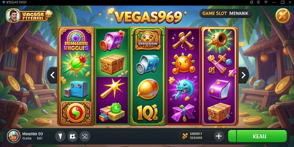 Tangkapan layar gameplay seru VEGAS969 dengan grafis menawan.